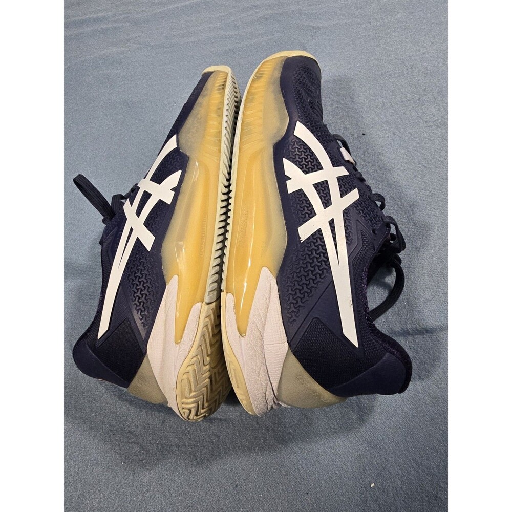 ASICS Women's Sz 7.5 GEL-Resolution 8 Tennis/Pickleball Shoes in Peacoat/White - Picture 5 of 16